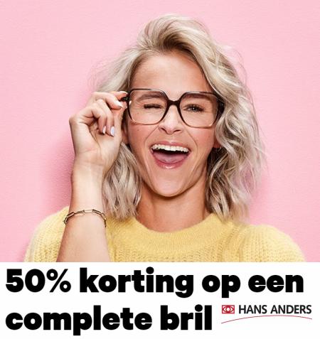 Aanbiedingen van Opticien in Rotterdam | 50% korting op een complete bril bij Hans Anders | 27-5-2022 - 2-7-2022