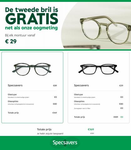 Catalogus van Specsavers | De Tweede bril is Gratis* | 7-9-2023 - 29-9-2023