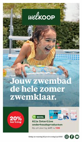 Aanbiedingen van Bouwmarkt & Tuin in Eindhoven | Jouw zwembad de hele zomer zwemklaar bij Welkoop | 20-6-2022 - 3-7-2022