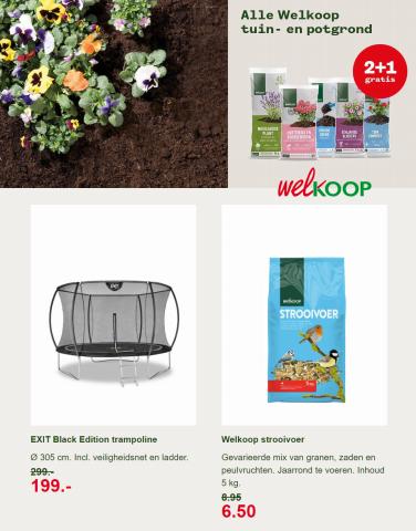 Aanbiedingen van Bouwmarkt & Tuin | 2+1 Gratis op alle Welkoop tuin- en potgrond bij Welkoop | 10-8-2022 - 21-8-2022