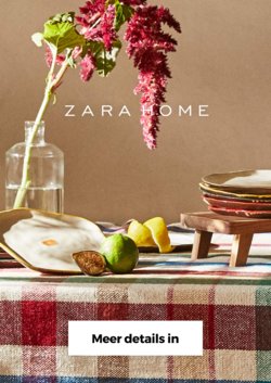 Aanbiedingen van Zara Home in the Zara Home folder ( Net gepubliceerd)