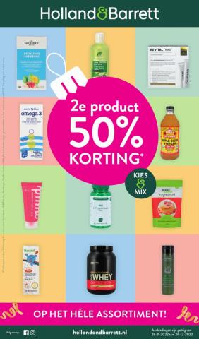 Aanbiedingen van Drogisterij & Parfumerie in Rotterdam | 2e Product 50% Korting bij Holland & Barrett | 28-11-2022 - 26-12-2022