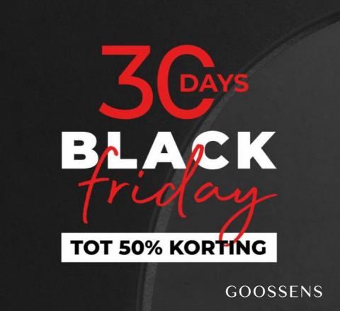 Catalogus van Goossens | 30 Days Black Friday | 22-11-2022 - 1-12-2022