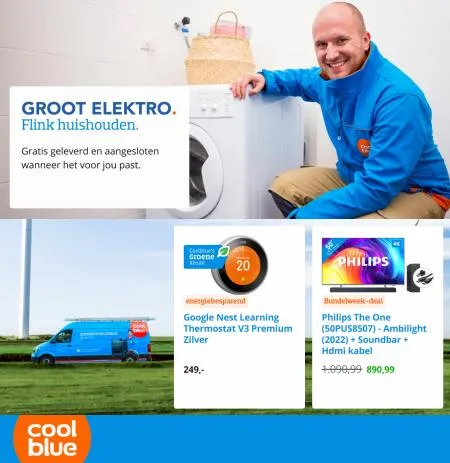 Catalogus van Coolblue in Rotterdam | Groot Elektro | 18-3-2023 - 2-4-2023