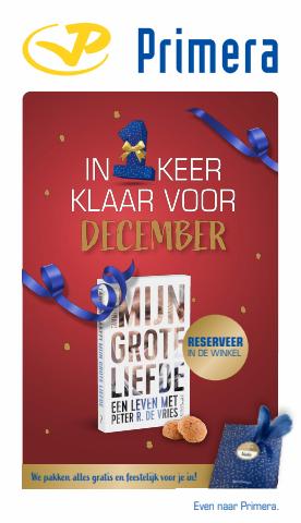 Aanbiedingen van Boeken & Muziek in Amsterdam | In 1 Keer Klaar voor December bij Primera | 13-11-2022 - 29-11-2022