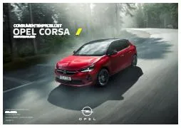 Aanbieding op pagina 6 van de catalogus Corsa Prijslist van Opel