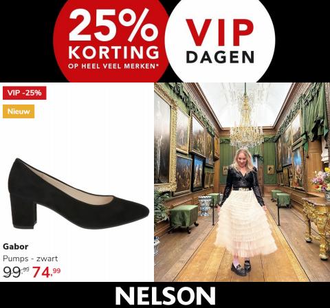 Aanbieding op pagina 3 van de catalogus VIP Dagen 25% Korting van Nelson Schoenen