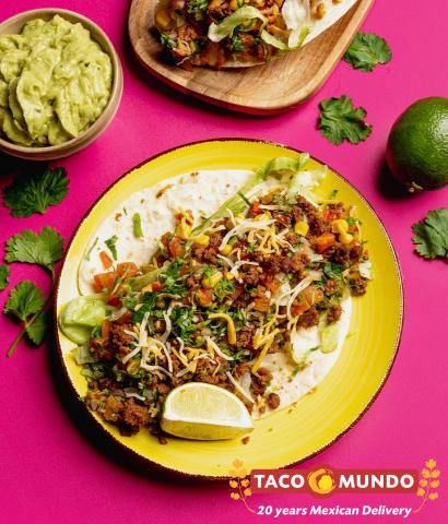 Aanbiedingen van Restaurants | Menu bij Taco Mundo | 13-1-2022 - 31-12-2022
