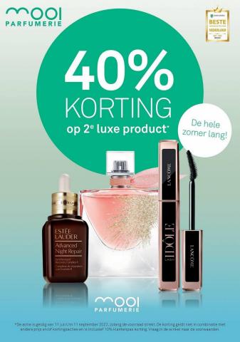 Catalogus van Mooi parfumerie | 40% Korting op 2e Luxe Product | 8-8-2022 - 11-9-2022