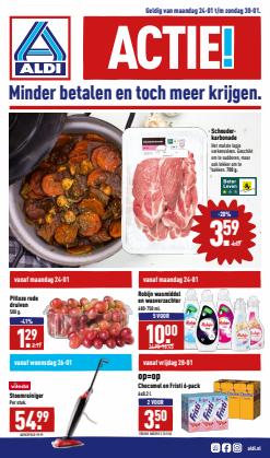 Aanbiedingen van Supermarkt in the Aldi folder ( Net gepubliceerd)