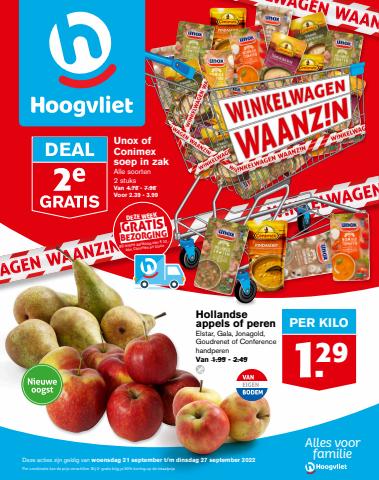 Aanbiedingen van Supermarkt in Amsterdam | Hoogvliet Aanbiedingen bij Hoogvliet | 19-9-2022 - 27-9-2022