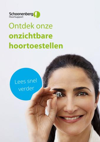 Aanbiedingen van Opticien in Eindhoven | Onze Onzichtbare Hoortoestellen bij Schoonenberg Hoorcomfort | 30-11-2022 - 30-12-2022