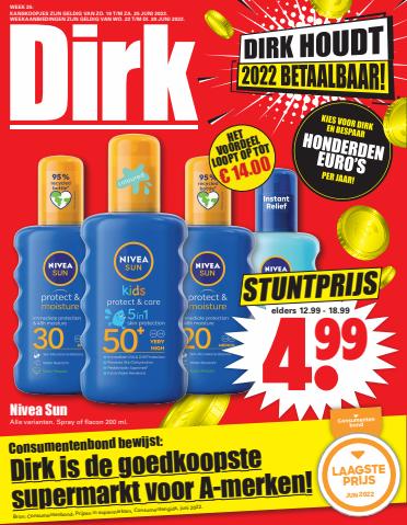Aanbiedingen van Supermarkt in Den Haag | Folder Dirk bij Dirk | 19-6-2022 - 28-6-2022