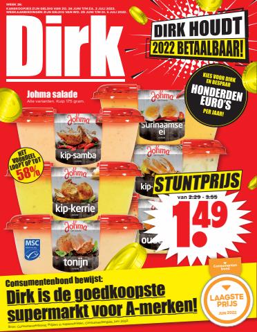 Catalogus van Dirk | Folder Dirk | 26-6-2022 - 2-7-2022