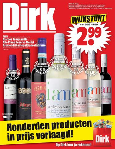 Aanbiedingen van Supermarkt in Amsterdam | Folder Dirk bij Dirk | 21-9-2022 - 27-9-2022