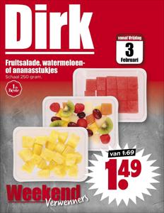 Aanbiedingen van Supermarkt | Folder Dirk bij Dirk | 3-2-2023 - 5-2-2023