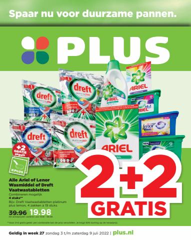 Aanbiedingen van Supermarkt in Eindhoven | 2+2 Gratis bij Plus | 3-7-2022 - 9-7-2022