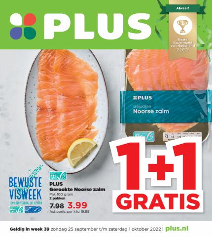 Catalogus van Plus in Oisterwijk | 1+1 Gratis | 25-9-2022 - 1-10-2022