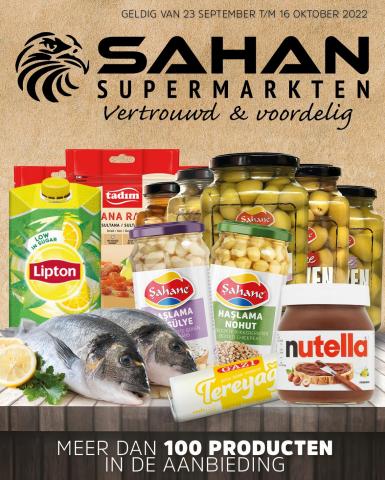 Catalogus van Sahan Supermarkten | Meer dan 100 producten in de Aanbieding | 23-9-2022 - 16-10-2022