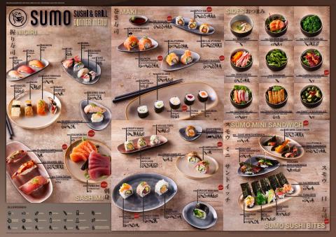 Catalogus van Restaurant Sumo | Dinner Menu | 18-6-2022 - 10-12-2022