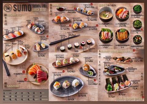Aanbiedingen van Restaurants in Breda | Lunch Menu bij Restaurant Sumo | 18-6-2022 - 31-8-2022
