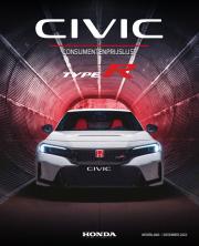 Catalogus van Honda | Honda Prijslijst Civic Type R | 22-3-2023 - 22-3-2024