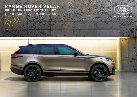Catalogus van Land Rover | VELAR PRIJSILIJST 2022 | 24-3-2022 - 31-12-2022