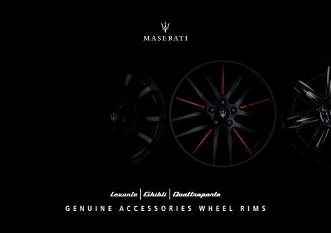 Catalogus van Maserati | Range Genuine Accessories Wheels | 29-1-2022 - 1-1-2023