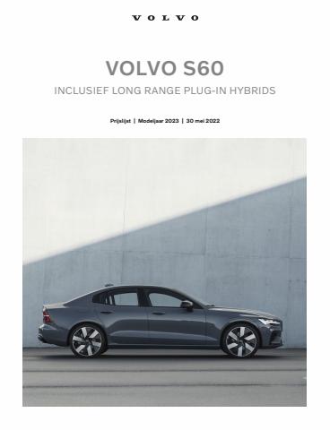 Aanbiedingen van Auto & Fiets in Utrecht | S60 Prijslijst bij Volvo | 8-3-2022 - 8-7-2022