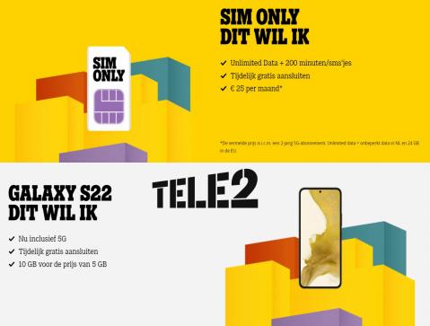 Catalogus van Tele2 | De Beste Telefoon - Aanbiedingen! | 2-9-2022 - 15-9-2022