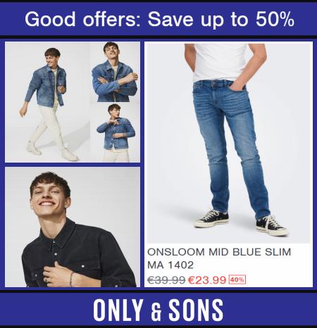 Catalogus van Only and Sons | Good Offers: Save up to 50% | 24-1-2023 - 6-2-2023