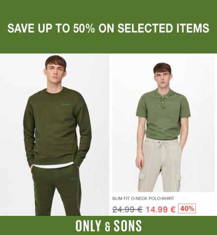 Catalogus van Only and Sons | Save up to 50%* | 24-5-2023 - 3-6-2023