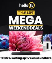 Catalogus van HelloTV | Mega Weekenddeals | 23-9-2023 - 24-9-2023