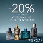 Aanbiedingen van Drogisterij & Parfumerie in Zoetermeer | -20% Op bijna alle Geuren & Geursets* bij Douglas | 2-6-2023 - 11-6-2023