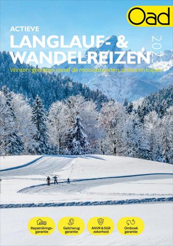 Catalogus van Oad |  Langlauf- en wandelreizen 2023 | 14-11-2022 - 31-3-2023