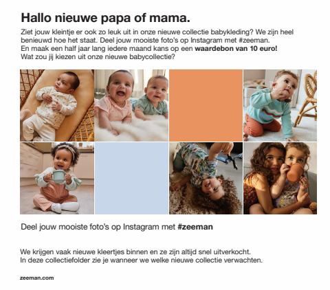 Catalogus van Zeeman in Den Haag | Babycollectie Folder | 16-2-2023 - 2-7-2023