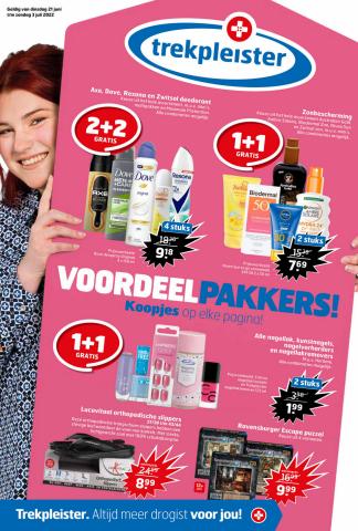 Aanbiedingen van Drogisterij & Parfumerie in Breda | Voordeel Pakkers! Trekpleister bij Trekpleister | 20-6-2022 - 3-7-2022