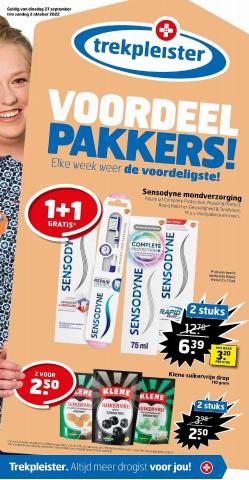 Aanbiedingen van Drogisterij & Parfumerie in Amsterdam | Voordeel Pakkers! bij Trekpleister | 26-9-2022 - 2-10-2022