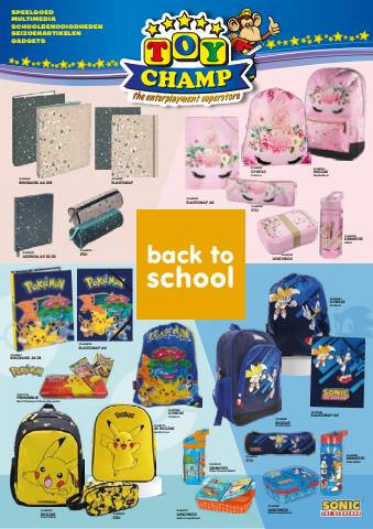 Catalogus van ToyChamp | Back to School | 13-8-2022 - 11-9-2022
