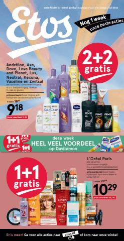 Aanbiedingen van Drogisterij & Parfumerie in Breda | Etos folder bij Etos | 27-6-2022 - 3-7-2022