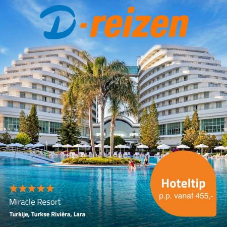 Aanbiedingen van Vakantie & Reizen in Rotterdam | Hoteltip D-reizen bij D-reizen | 31-5-2022 - 1-7-2022
