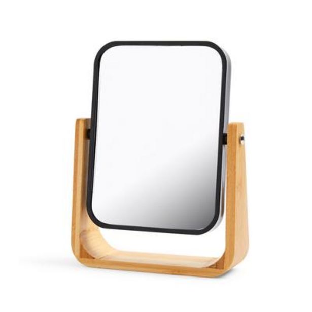 Aanbieding van Staande Wellness-spiegel op houten steun voor 6€ bij Primark