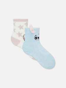 Aanbieding van Warme sokken Disney Stitch, set van 2 voor 5,5€ bij Primark