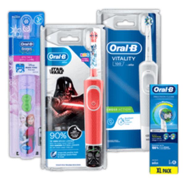 Aanbieding van Oral-B elektrische tandenborstel of Oral-B opzetborstels opzetborstels voor 13,99€