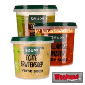 Aanbieding van Soupy verse soep voor 1,69€ bij Dirk