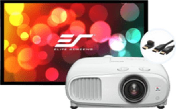 Aanbieding van Epson EH-TW7000 + Projectiescherm + HDMI kabel Beamer voor 1365,99€