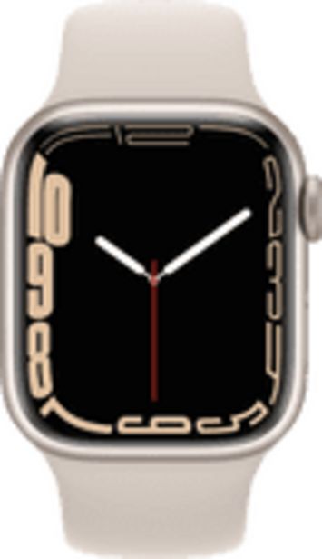 Aanbieding van Apple Watch Series 7 41mm Witgoud Aluminium Crème Sportband Sporthorloge voor 429€