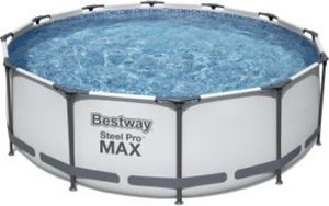 Aanbieding van Bestway frame zwembad Steel Pro Max rond D 366 H 100 cm voor 249€ bij Intratuin