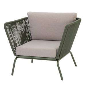 Aanbieding van Intratuin loungestoel Iris wicker groen voor 249€ bij Intratuin