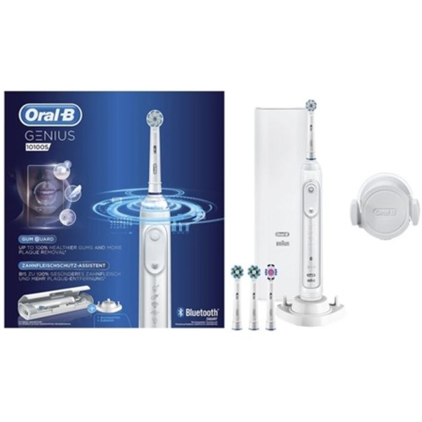 Aanbieding van Oral-B Genius 10100S White elektrische tandenborstel voor 199€